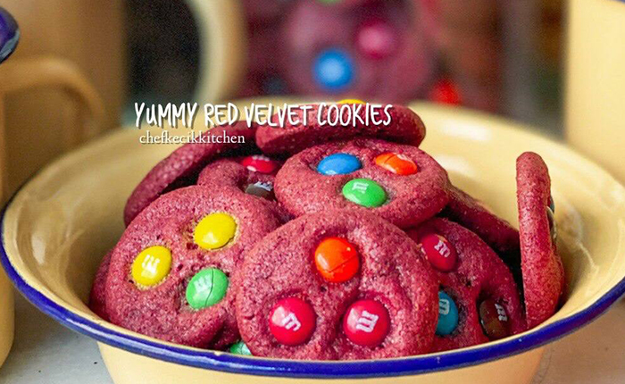 Yummy M&M Cookies